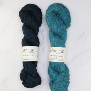 Westknits MKAL 2024 Go Go Dynamo Shawl Sets in Darnie: Woodlands