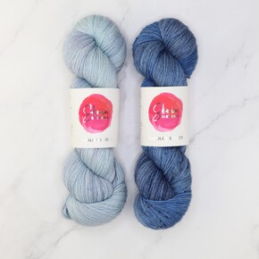 Westknits MKAL 2024 Go Go Dynamo Shawl Set in Fab Sock: Mako