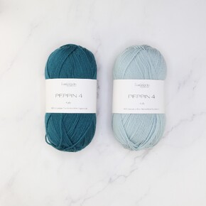 Westknits MKAL 2024 Go Go Dynamo Shawl Sets in Peppin 4: Peacock