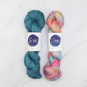 Krisanteema Shawl Set in Romance: All Dolled Up DYED TO ORDER 16/12/2025