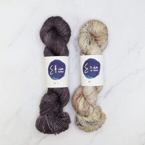 Krisanteema Shawl Set in Romance: Jasper DYED TO ORDER 16/12/2025