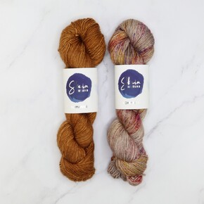 Krisanteema Shawl Set in Romance: Teddy Bear DYED TO ORDER 16/12/2025