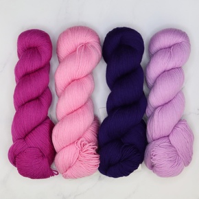 Westknits MKAL 2025 Mystery MusiKAL Kit Cascade: The Color Purple