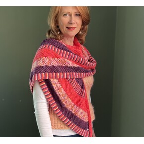 Nefta Shawl Set in Fabulous Sock