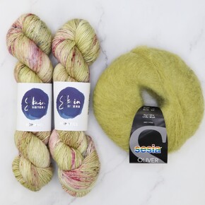 Ranunculus Sweater Yarn Set: Daydream, sizes 1-7