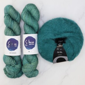 Ranunculus Sweater Yarn Set: New Leaf, sizes 1-7