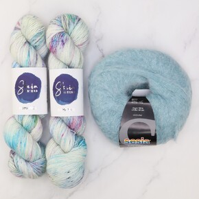 Ranunculus Sweater Yarn Set: Waterlilies, sizes 1-7