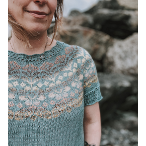 Alpine Bloom Yarn Set in Romance