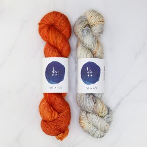 SS Alpine Bloom Sweater Yarn Set in Romance DYED TO ORDER 16/12/2025: Disco Inferno, size 9