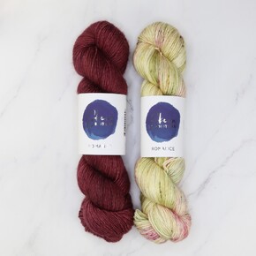 SS Alpine Bloom Sweater Yarn Set in Romance DYED TO ORDER 16/12/2025: Ritual, sizes 6-8