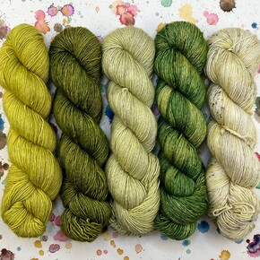Skein Sisters Romance Gradient Set: Rainforest A