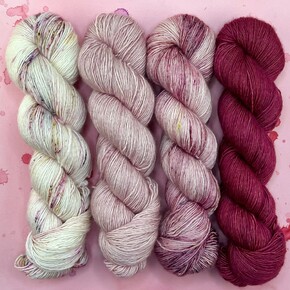 Skein Sisters Romance Gradient Set: Rosy Apple A