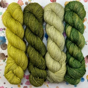 Skein Sisters Romance Gradient Set: Moss Covered DYED TO ORDER 16/12/2025