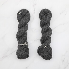 Spinning Yarns Weaving Tales Jasper Yak Minis:  Pewter Undyed