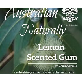 Uaine Candles Australian Naturally Travel Tins: Lemon Scented Gum