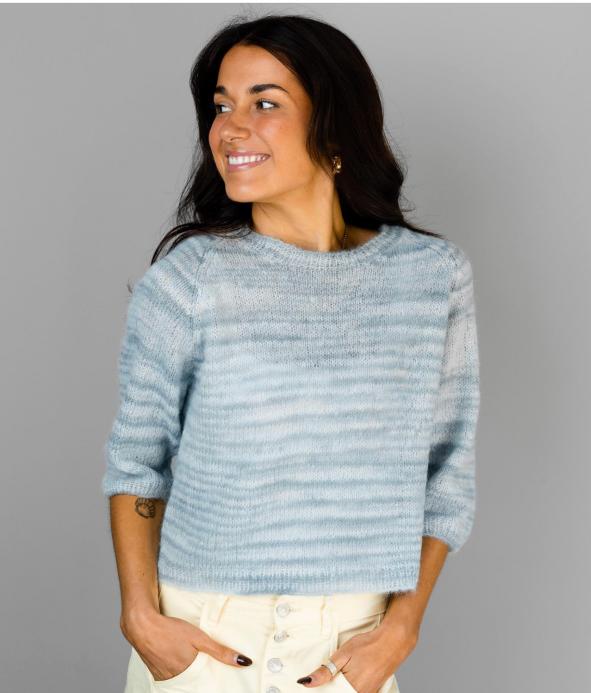 Indiecita Boxy Sweater Pattern 2130 by Alpaca Yarns NZ
