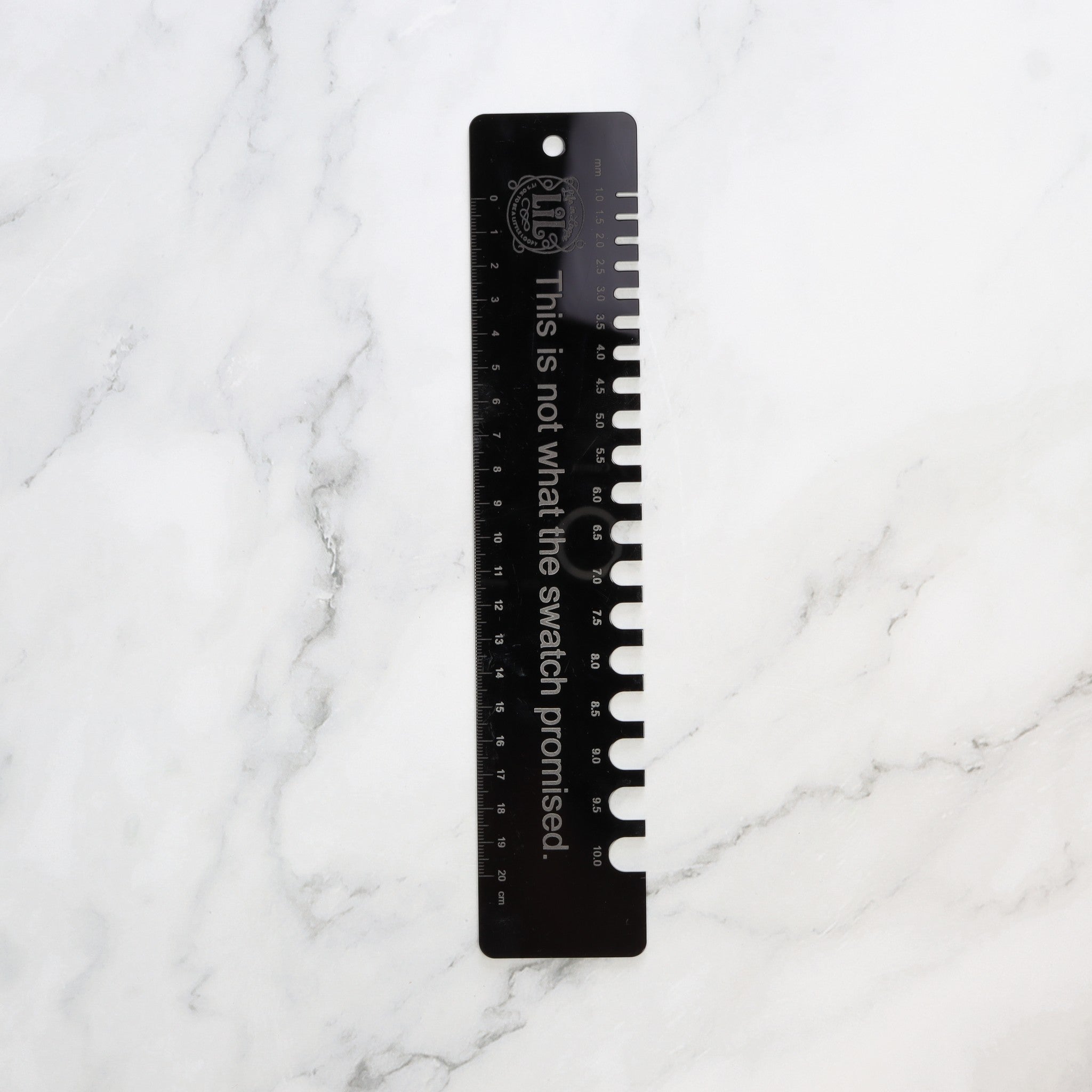 Hook & Needle Gauge with Ruler