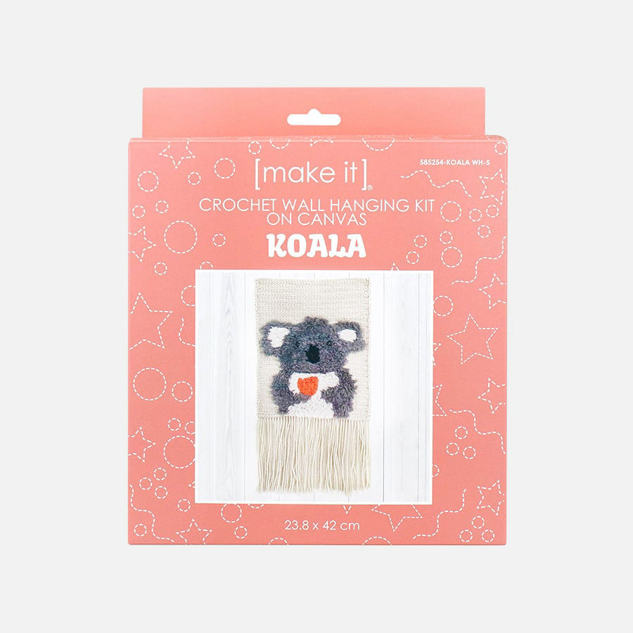 Make It crochet wall hanging kit – Koala