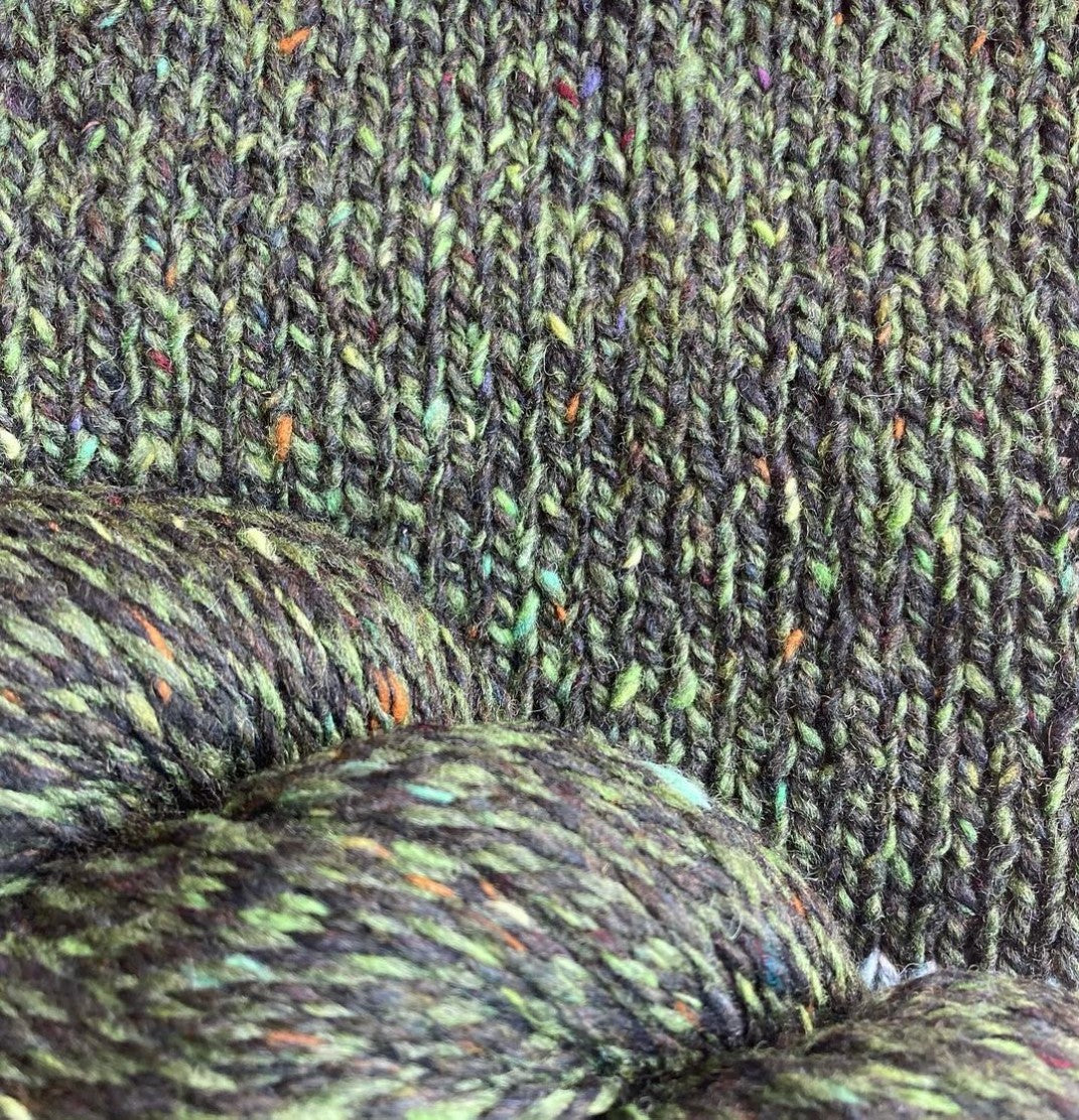 Spinning Yarns Weaving Tales Tweed Marle – 10ply weight merino yarn – view 3