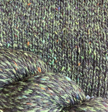 Spinning Yarns Weaving Tales Tweed Marle – 10ply weight merino yarn – view 3