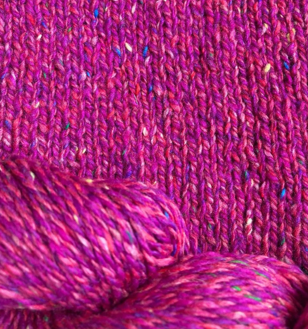 Spinning Yarns Weaving Tales Tweed Marle – 10ply weight merino yarn – view 2
