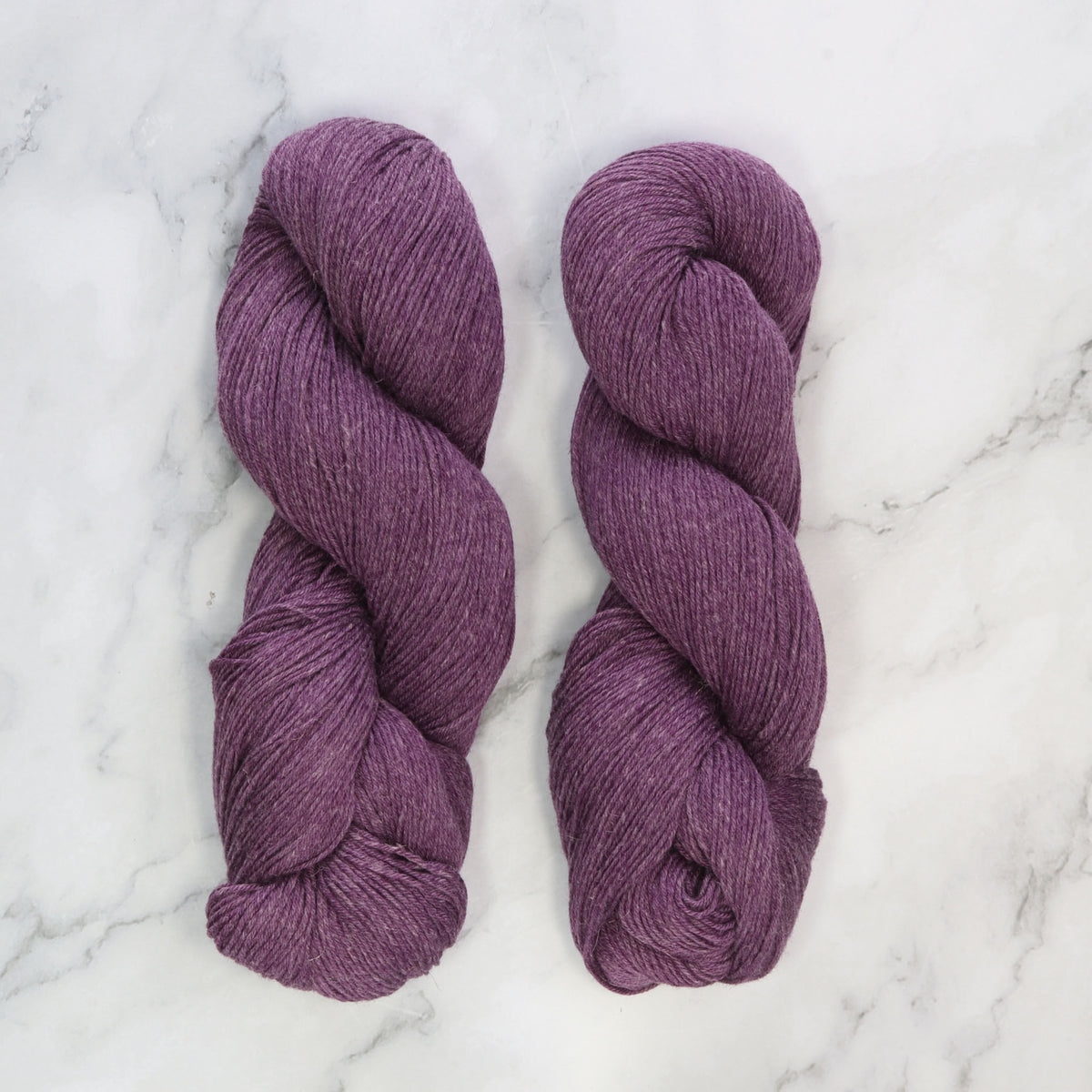 Amano Chaski in colourway Thistle – 4ply weight merino, cotton, linen yarn