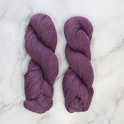 Amano Chaski in colourway Thistle – 4ply weight merino, cotton, linen yarn