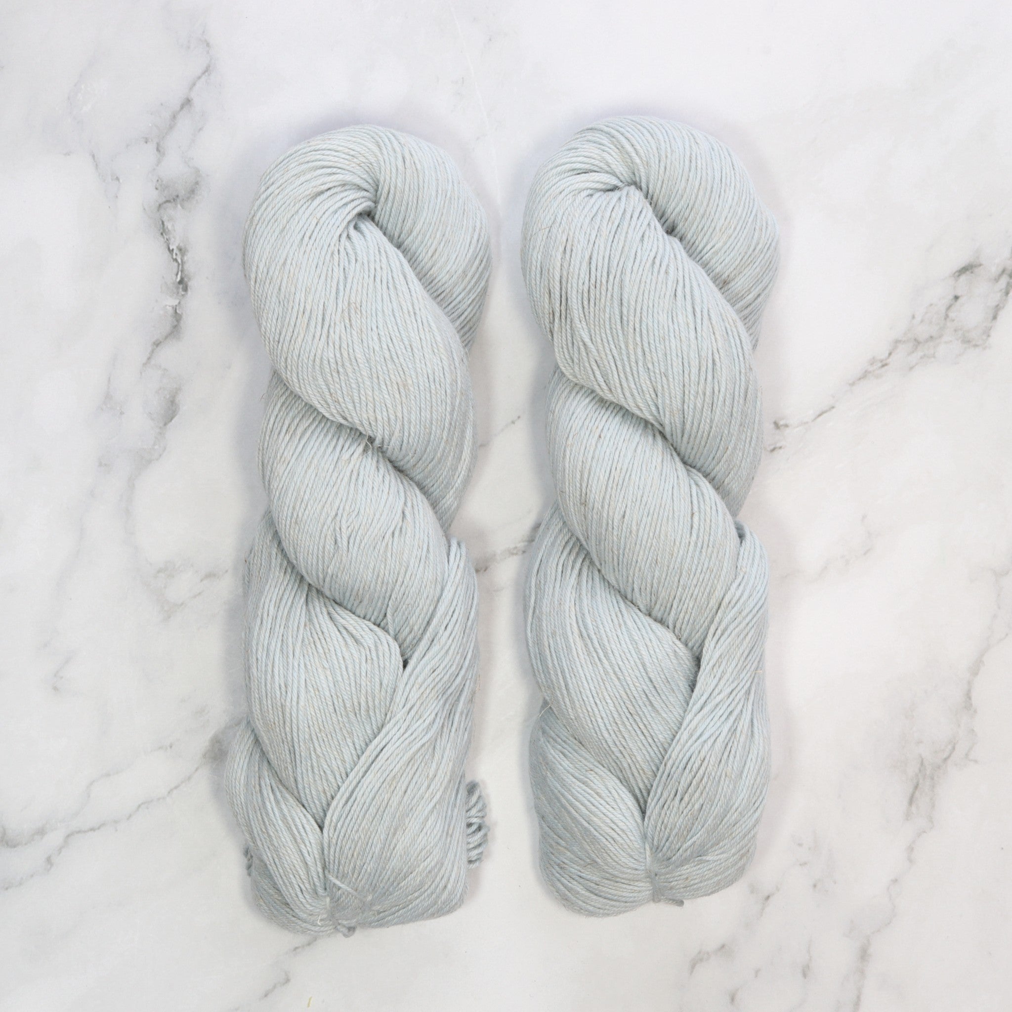 Amano Chaski in colourway Crystal Pearl – 4ply weight merino, cotton, linen yarn