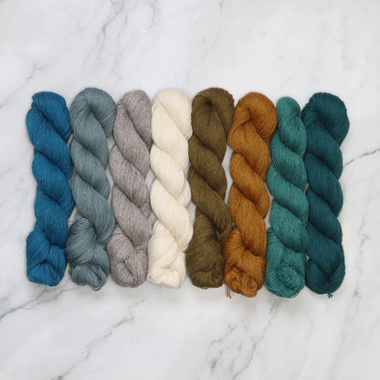 Westknits MKAL 2026 Color Kaleidoscope Kit in Amano Duna, colourway Beach