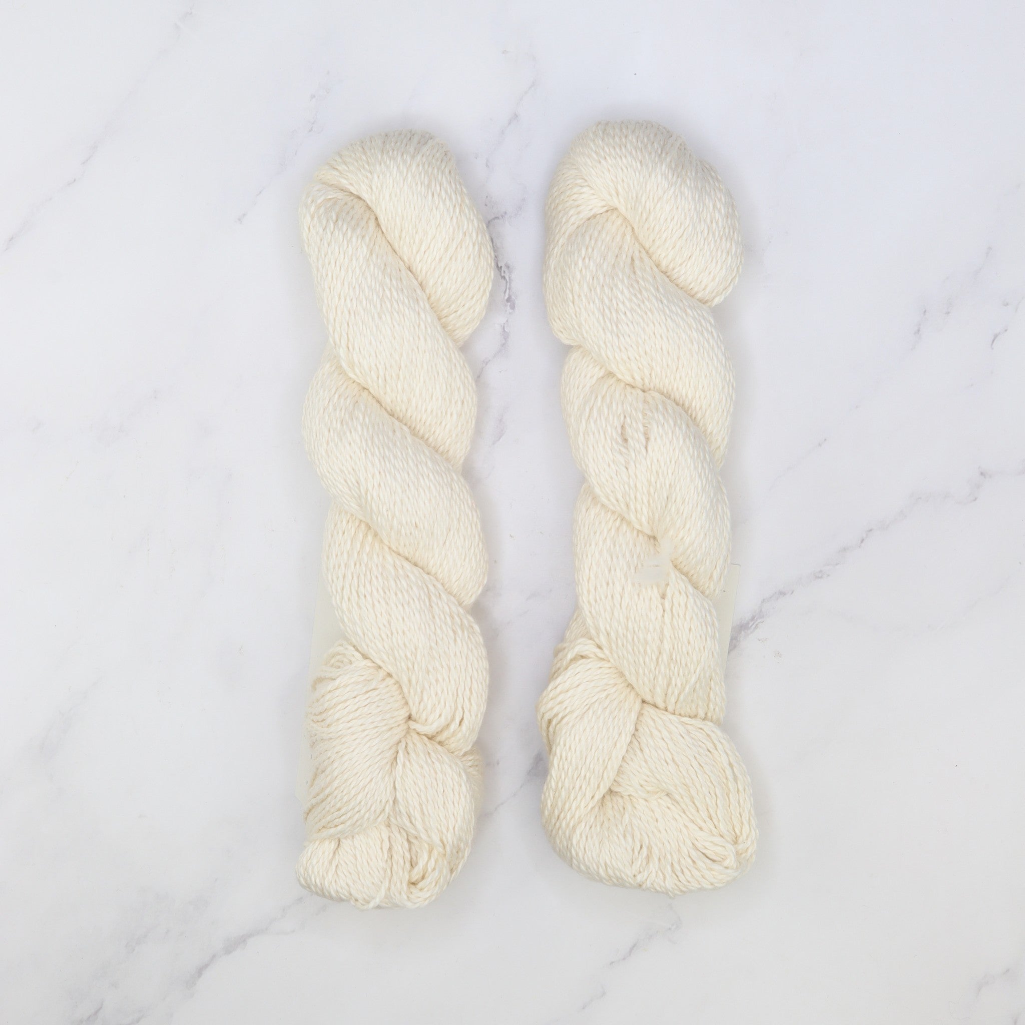 Amano Sami in colourway Chalk – 8ply weight cotton yarn