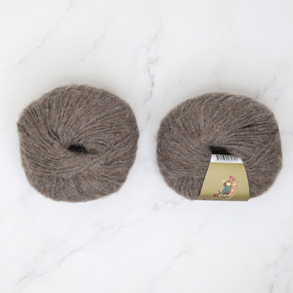 Alpaca Yarns Baby Brushed Alpaca 14ply in colourway Milk Chocolate 292 – 14ply+ weight alpaca, acrylic yarn