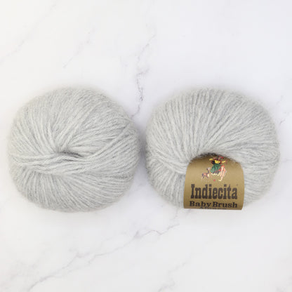Baby Brushed Alpaca Throw kit, colourway Grey 434
