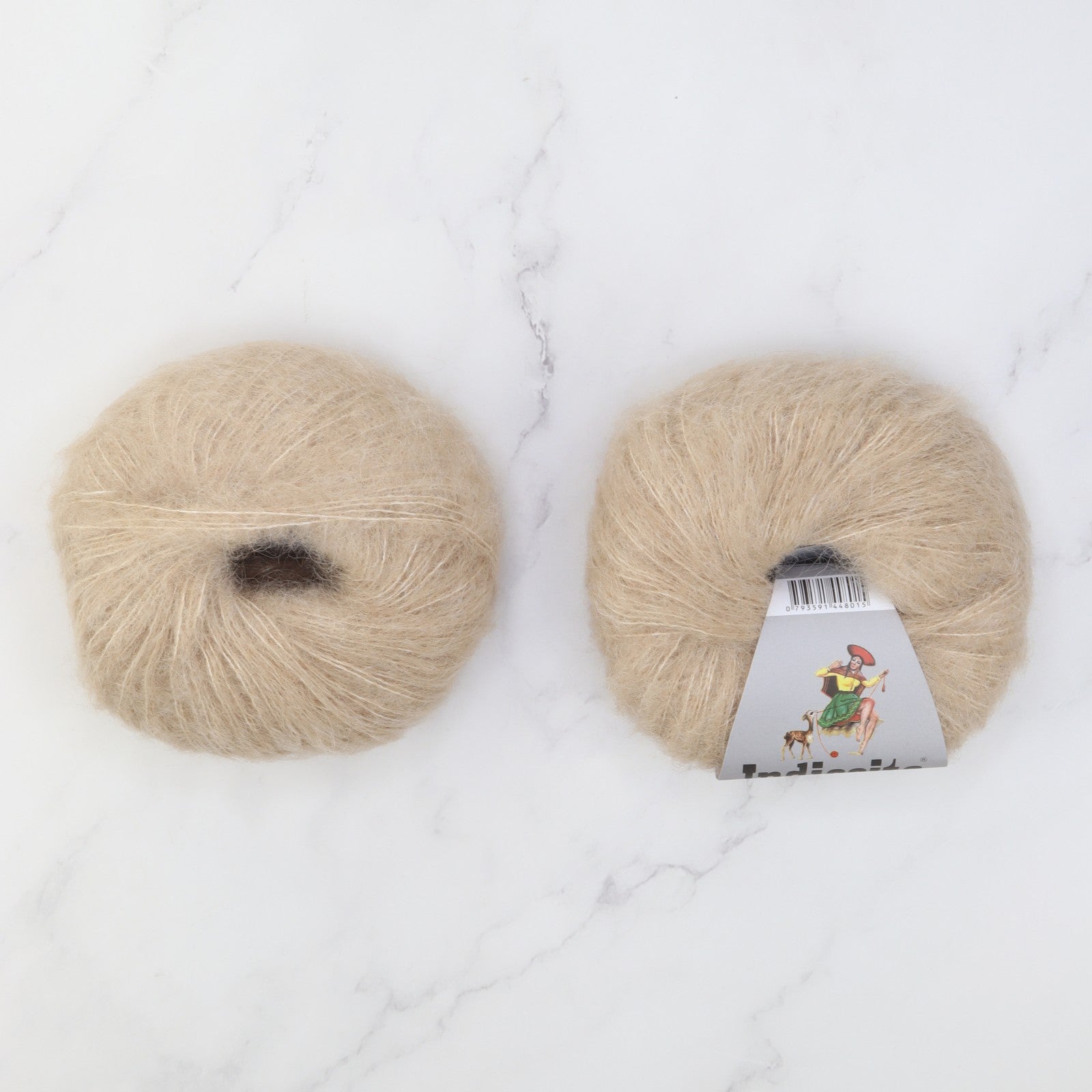 Cropped Cardigan kit in Baby Suri Silk, colourway Natural Oatmeal