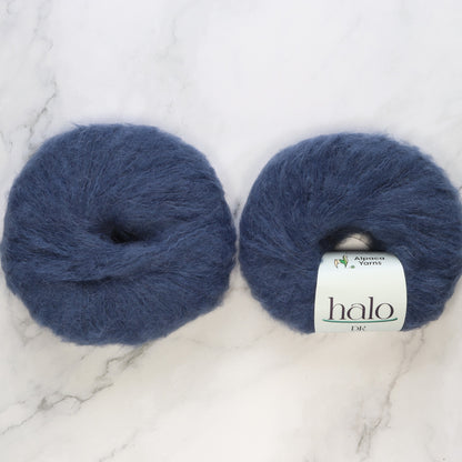 Alpaca Yarns Halo in colourway Denim – 8ply weight alpaca yarn