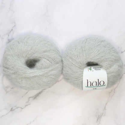 Alpaca Yarns Halo in colourway Peppermint – 8ply weight alpaca yarn