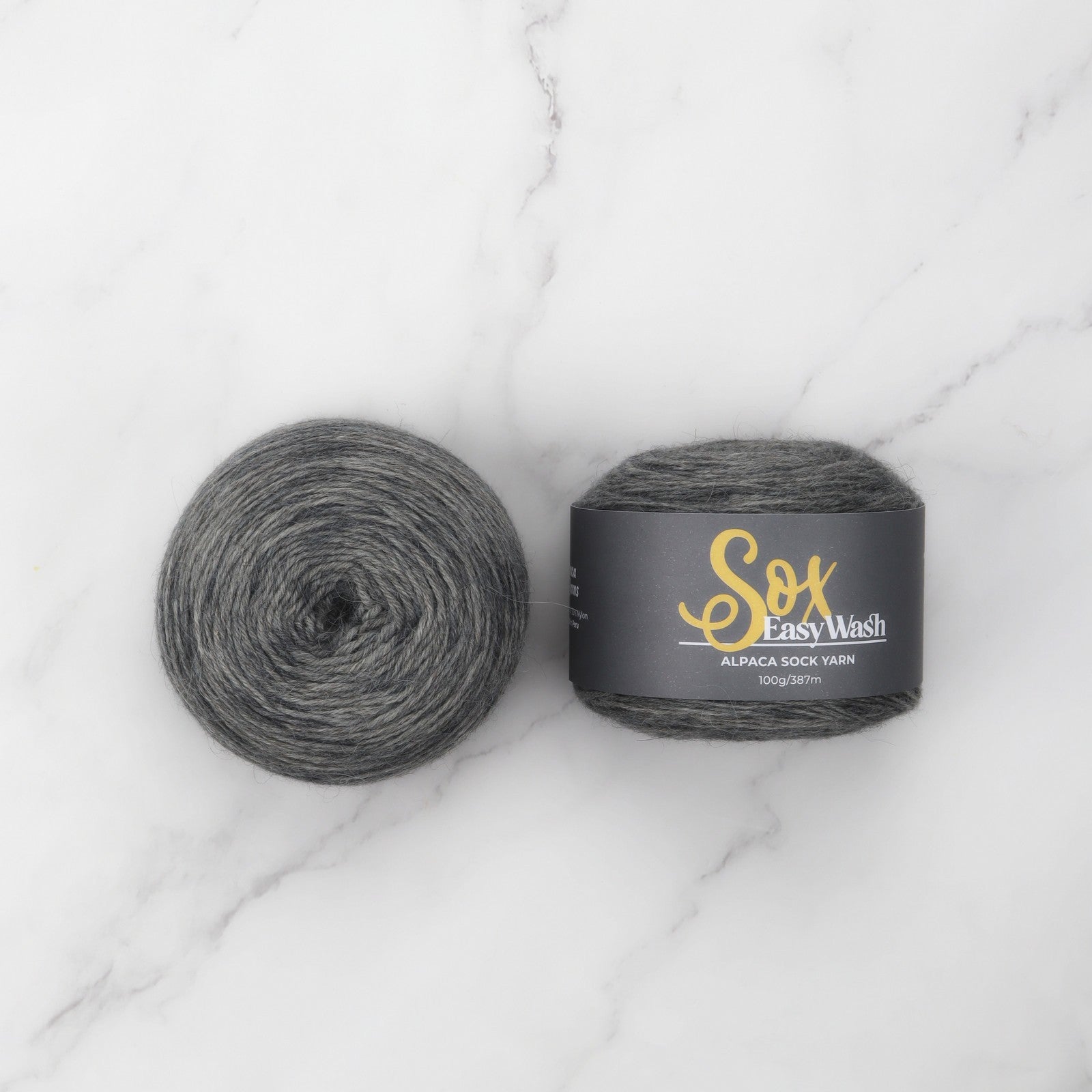 Alpaca Yarns Sox Easy Wash in colourway Tarnish – 4ply weight alpaca, nylon yarn