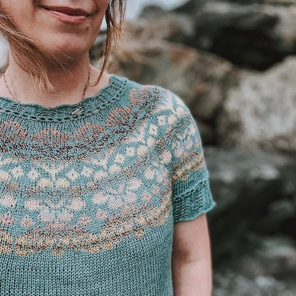 Alpine Bloom Yarn knitting kit – view 2