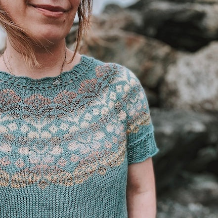 Alpine Bloom Yarn knitting kit – view 2