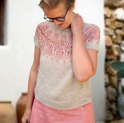 Art Nouveau Sweater knitting kit – view 3