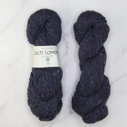 BC Garn Loch Lomond GOTS in colourway Denim – 8ply weight wool yarn