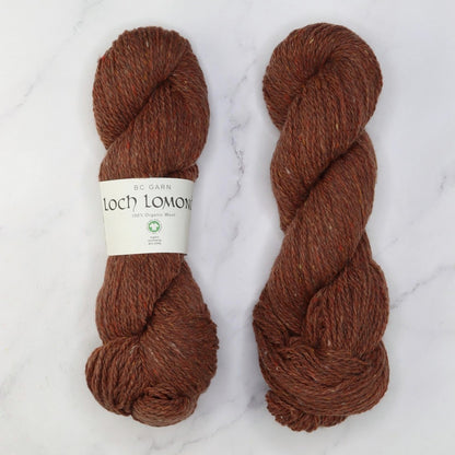 BC Garn Loch Lomond GOTS in colourway Nougat – 8ply weight wool yarn