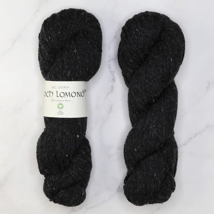 BC Garn Loch Lomond GOTS in colourway Black – 8ply weight wool yarn
