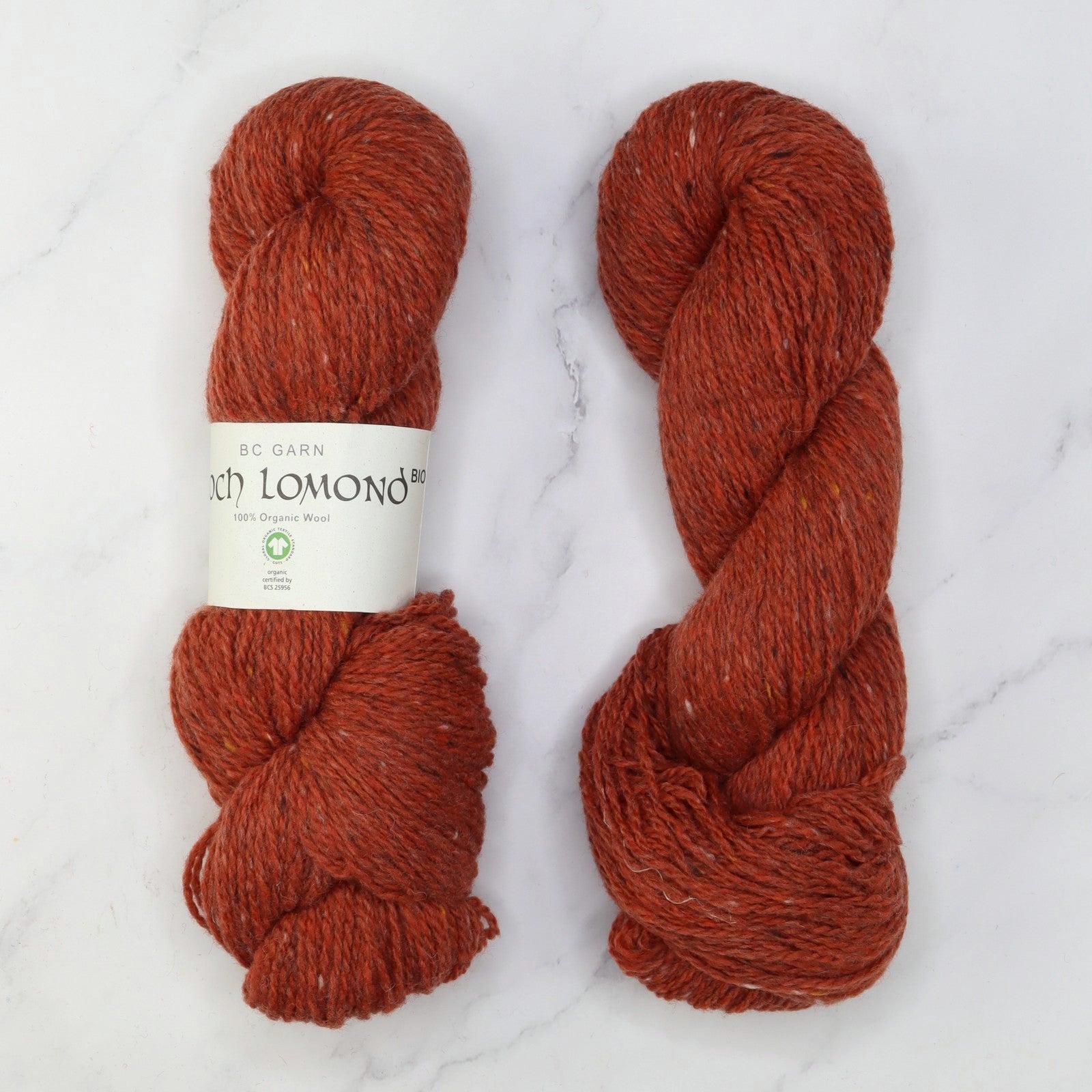 BC Garn Loch Lomond GOTS in colourway Copper – 8ply weight wool yarn
