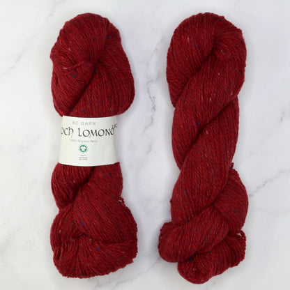 BC Garn Loch Lomond GOTS in colourway Fire Red – 8ply weight wool yarn