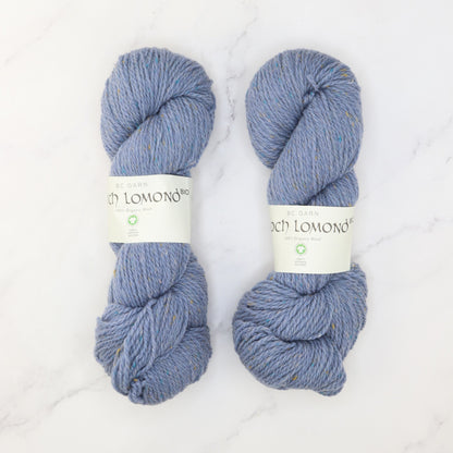 BC Garn Loch Lomond GOTS in colourway Bright Blue – 8ply weight wool yarn