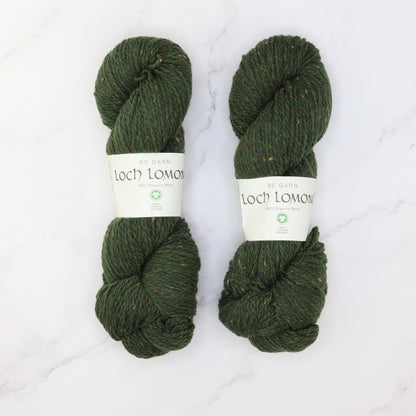 BC Garn Loch Lomond GOTS in colourway Forest Green – 8ply weight wool yarn