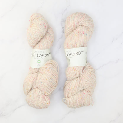 BC Garn Loch Lomond GOTS in colourway White Confetti – 8ply weight wool yarn