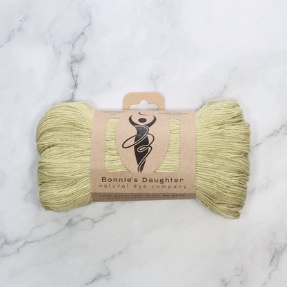 Bonnie's Daughter Eri Silk 4ply in colourway Pistachio – 4ply weight silk yarn