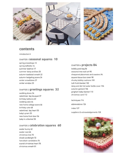 Crocheted Squares: 35 Patterns to Make by Kate Eastwood – pattern book – view 5