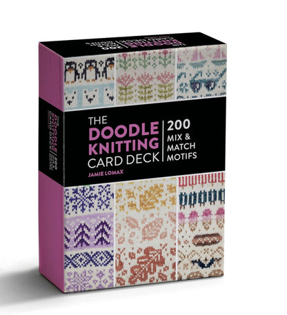 Doodle Knitting Card Deck: 200 mix & match motifs – pattern book